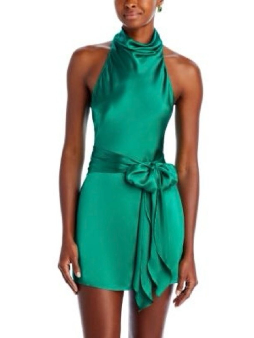 Amanda Uprichard - Sandrine Dress in Dark Green